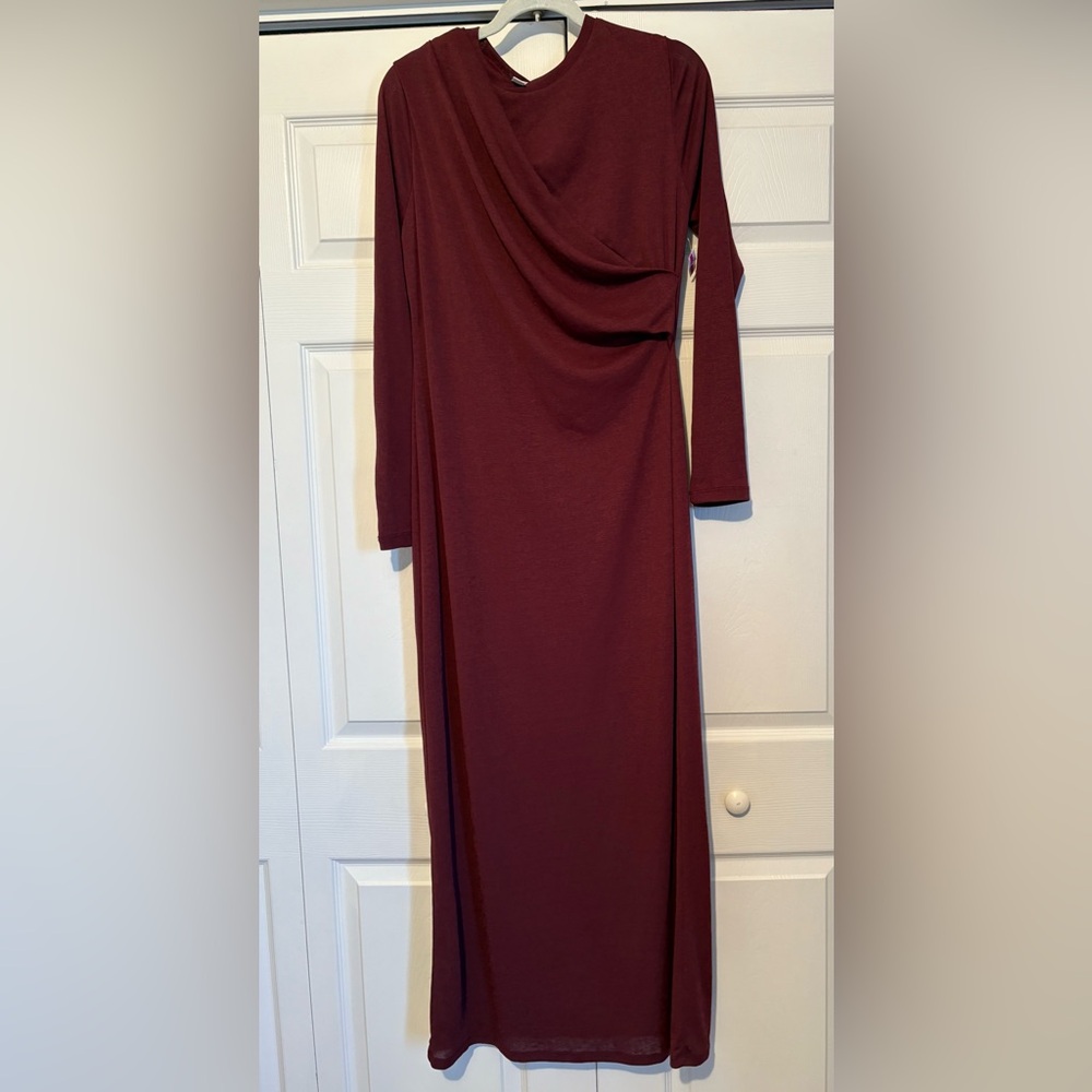 🍁 Topshop Burgundy Maxi Dress